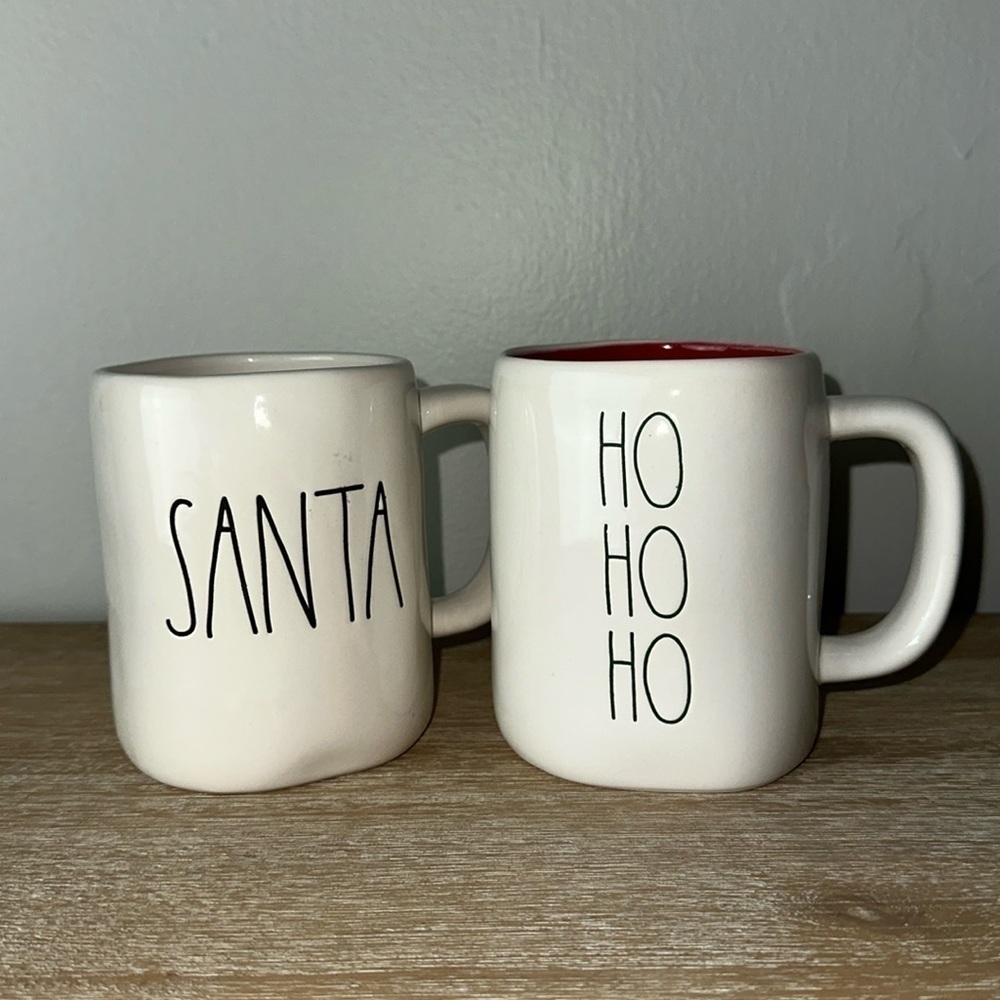 Rae Dunn Holiday Mugs - Set of 2